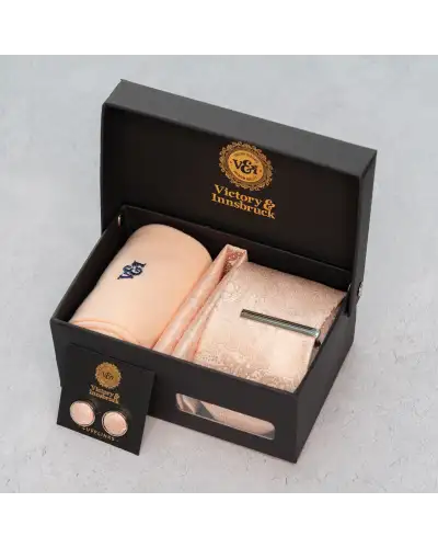 Tie Gift Sets Victory and Innsbruck Light Pink Paisley Tie Set £40.00