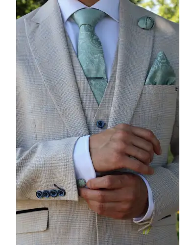 Tie Gift Sets Victory and Innsbruck Sage Green Paisley Tie Box Set £45.00