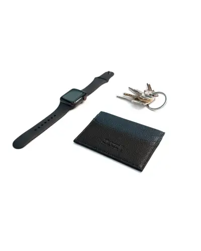 Victory and Innsbruck Victory and Innsbruck Slim Leather Card Holder Wallet Black Navy Blue £21.00