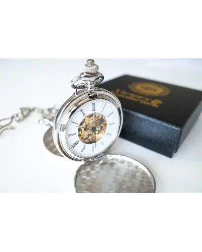 Pocket Watches Victory and Innsbruck Double Hunter Pocket Watch Silver The Clasper £40.00