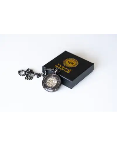 Pocket Watches Victory and Innsbruck Steampunk Pocket Watch Gunmetal The Stephenson £40.00