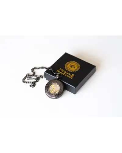 Pocket Watches Victory and Innsbruck Steampunk Pocket Watch Gunmetal The Stephenson £40.00