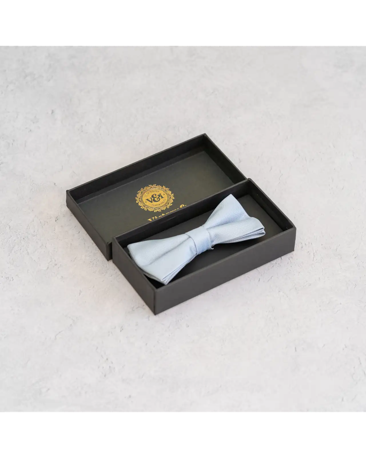 Bow Ties Victory and Innsbruck Dusty Blue Textured Bow Tie £20.00