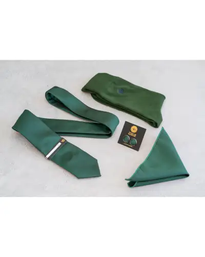 Tie Gift Sets Victory and Innsbruck Emerald Green Textured Tie Set £45.00