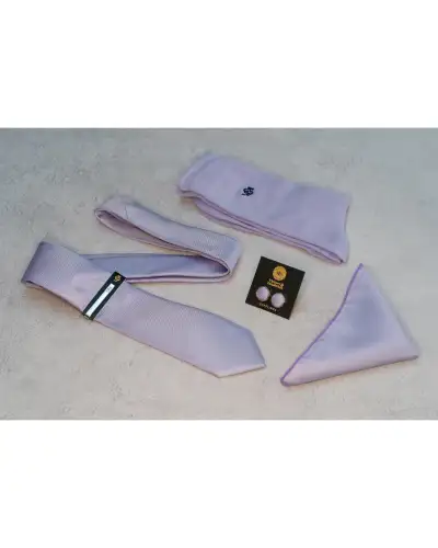Tie Gift Sets Victory and Innsbruck Lavender Textured Tie Set £45.00