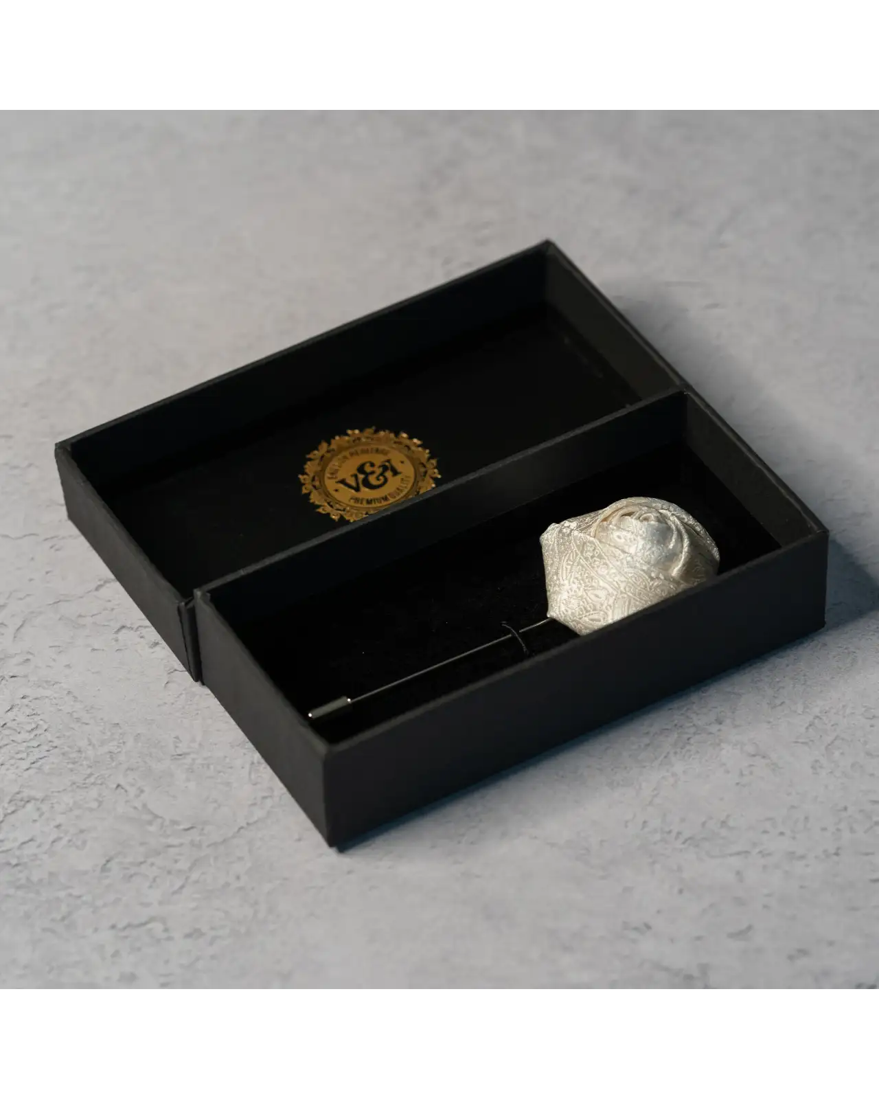 Lapel Pins Victory and Innsbruck Ivory Paisley Floral Lapel Pin £15.00