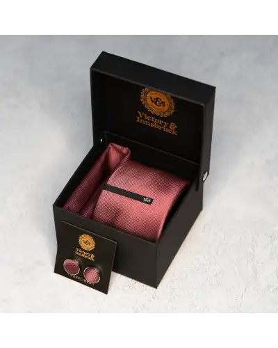 Tie Gift Sets Victory and Innsbruck Mauve Textured Tie Set £45.00