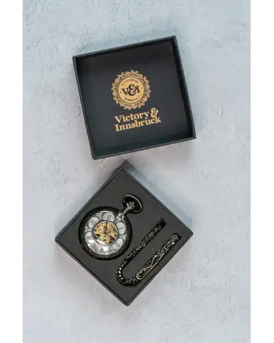 Pocket Watches Victory and Innsbruck Steampunk Pocket Watch Silver The Milburn £40.00