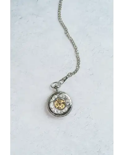 Pocket Watches Victory and Innsbruck Steampunk Pocket Watch Silver The Milburn £40.00