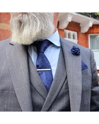 Tie Gift Sets Victory and Innsbruck Navy Blue Paisley Tie Set £45.00