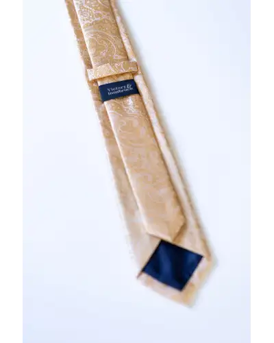 Tie Gift Sets Victory and Innsbruck Champagne Gold Paisley Tie Set £45.00