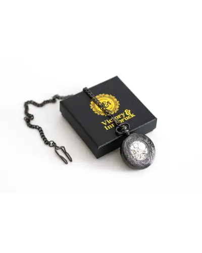 Pocket Watches Victory and Innsbruck Steampunk Pocket Watch Gunmetal The Armstrong Ii £40.00