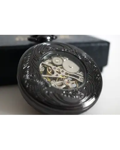 Pocket Watches Victory and Innsbruck Steampunk Pocket Watch Gunmetal The Armstrong Ii £40.00