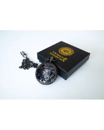 Pocket Watches Victory and Innsbruck Steampunk Pocket Watch Gunmetal The Armstrong £40.00