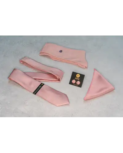 Tie Gift Sets Victory and Innsbruck Dusty Pink Textured Tie Set £45.00