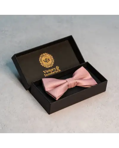 Bow Ties Victory and Innsbruck Dusty Pink Textured Bow Tie £20.00