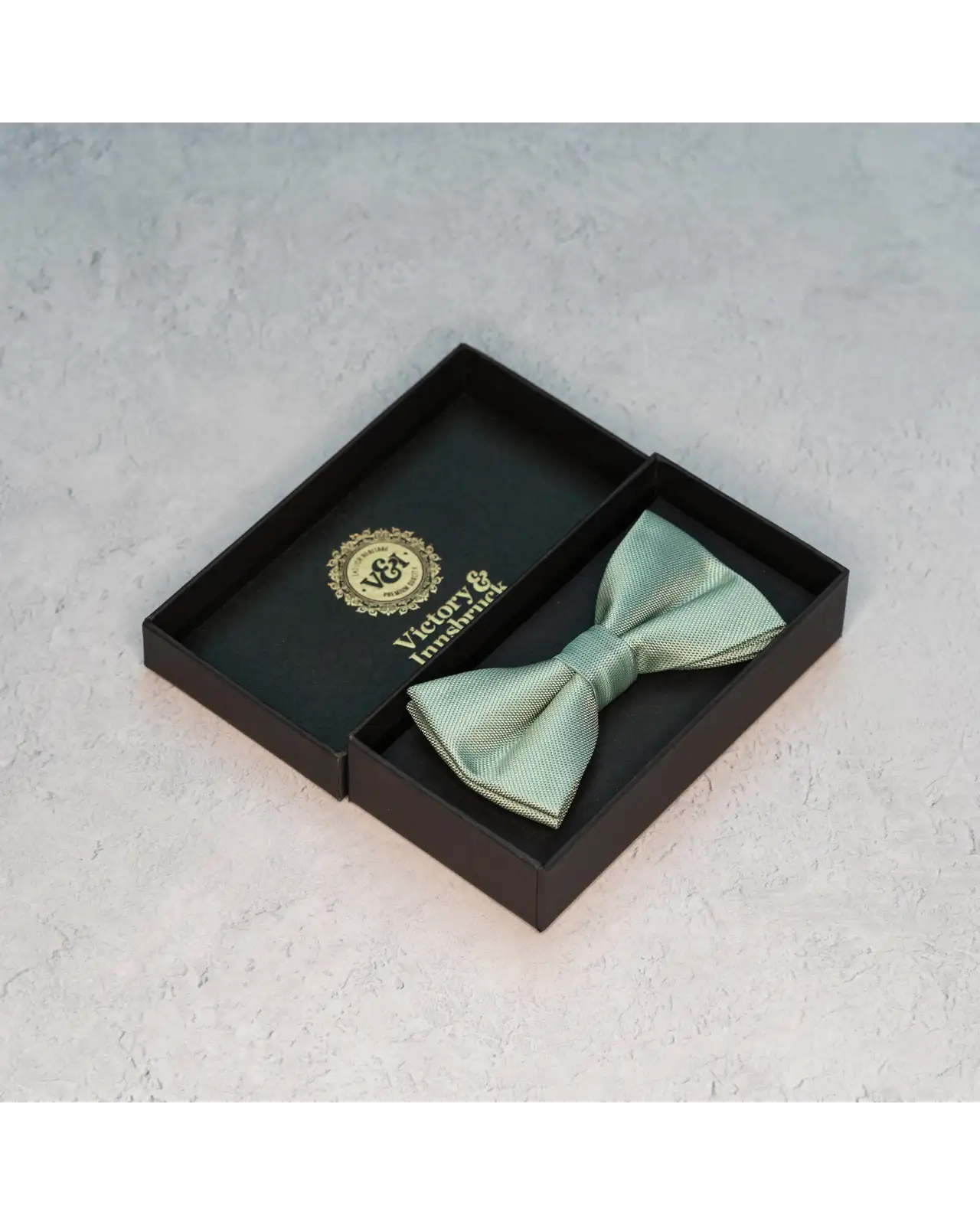 Bow Ties Victory and Innsbruck Sage Green Textured Bow Tie £20.00