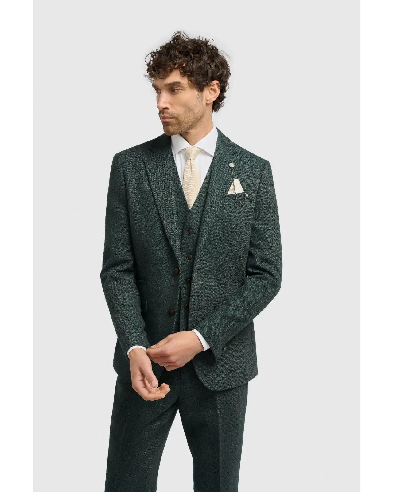 Blazers Victory and Innsbruck Thomas Lush Olive Tweed Blazer £150.00