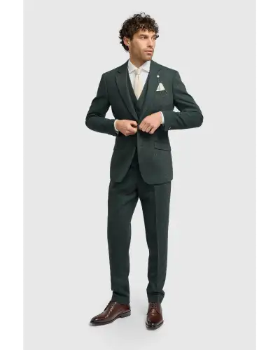 Blazers Victory and Innsbruck Thomas Lush Olive Tweed Blazer £150.00