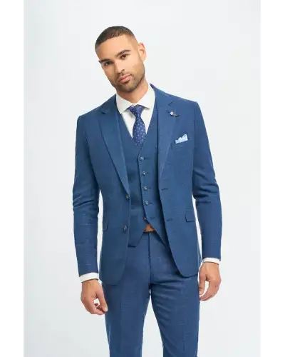 Blazers Victory and Innsbruck Miami Blue Slim Fit Blazer £62.00