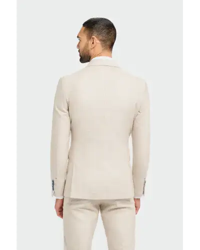 Blazers Victory and Innsbruck Caridi Beige Check Slim Fit Blazer £137.00