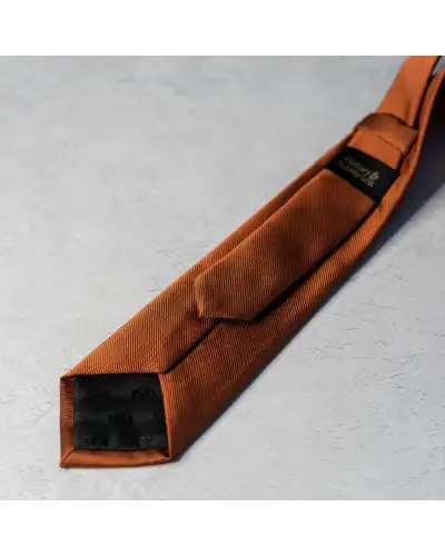 Ties Victory and Innsbruck BoyS Rust Textured Tie and Pocket Square £25.00