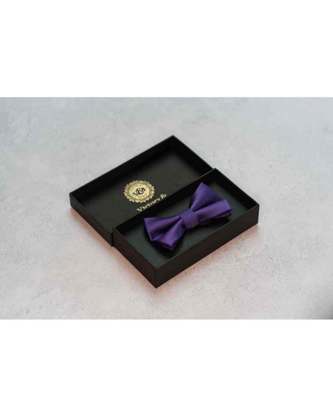 Bow Ties Victory and Innsbruck BoyS Cadbury Purple Textured Bow Tie £17.00