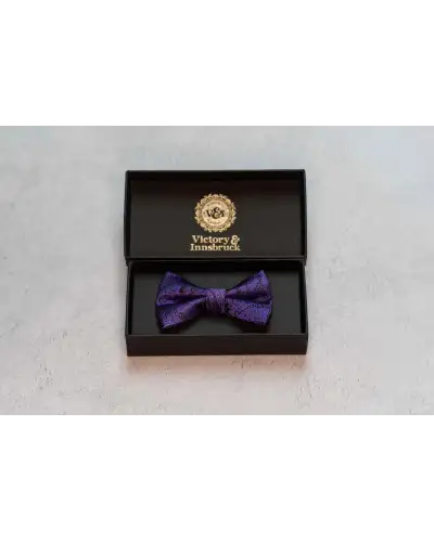 Bow Ties Victory and Innsbruck BoyS Cadbury Purple Paisley Bow Tie £17.00