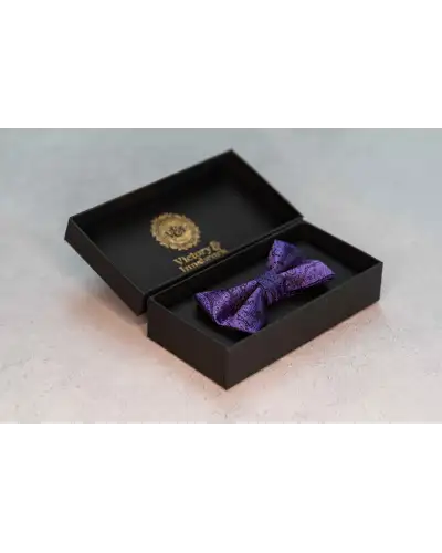 Bow Ties Victory and Innsbruck BoyS Cadbury Purple Paisley Bow Tie £17.00