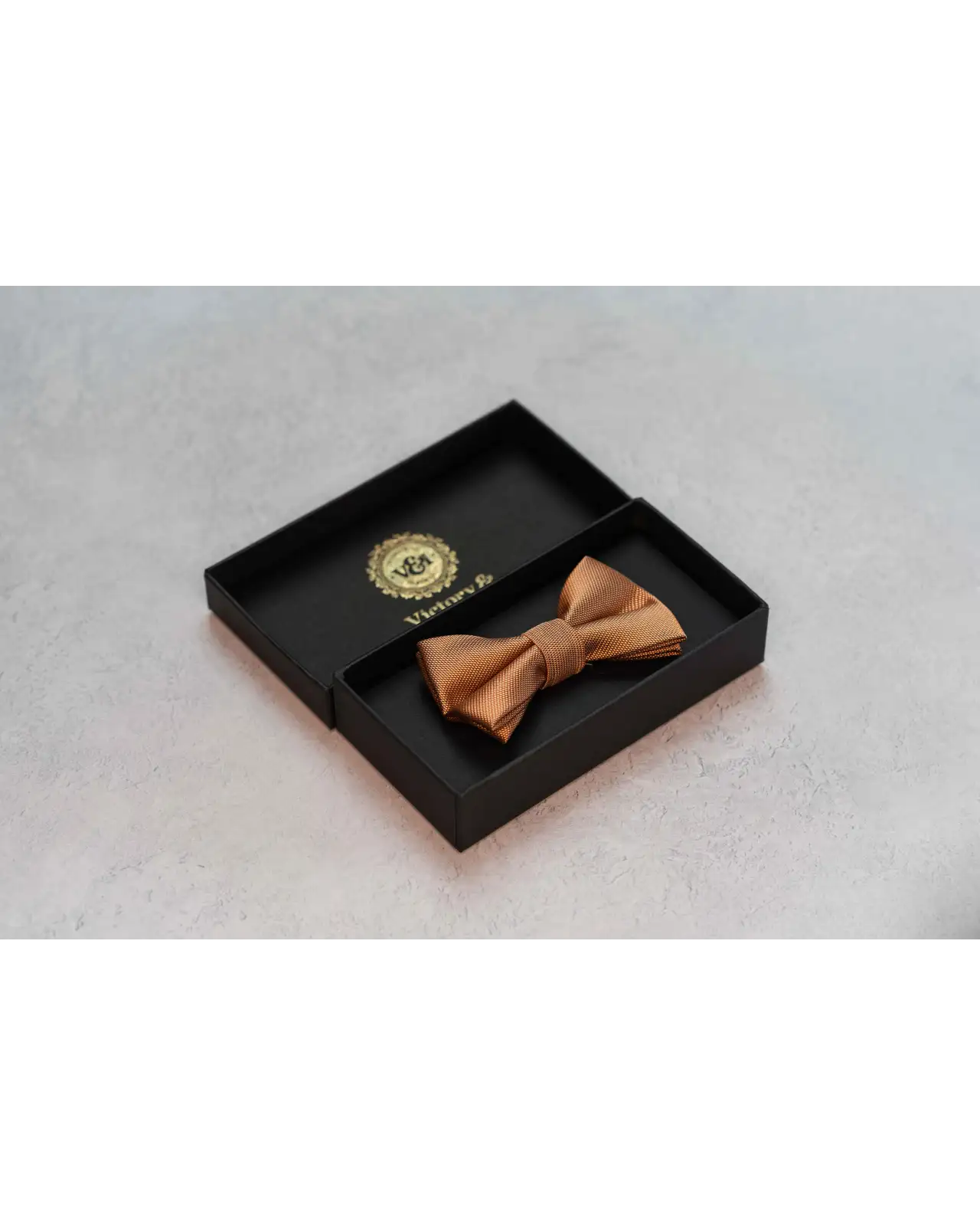 Bow Ties Victory and Innsbruck BoyS Burnt Peach Textured Bow Tie £17.00