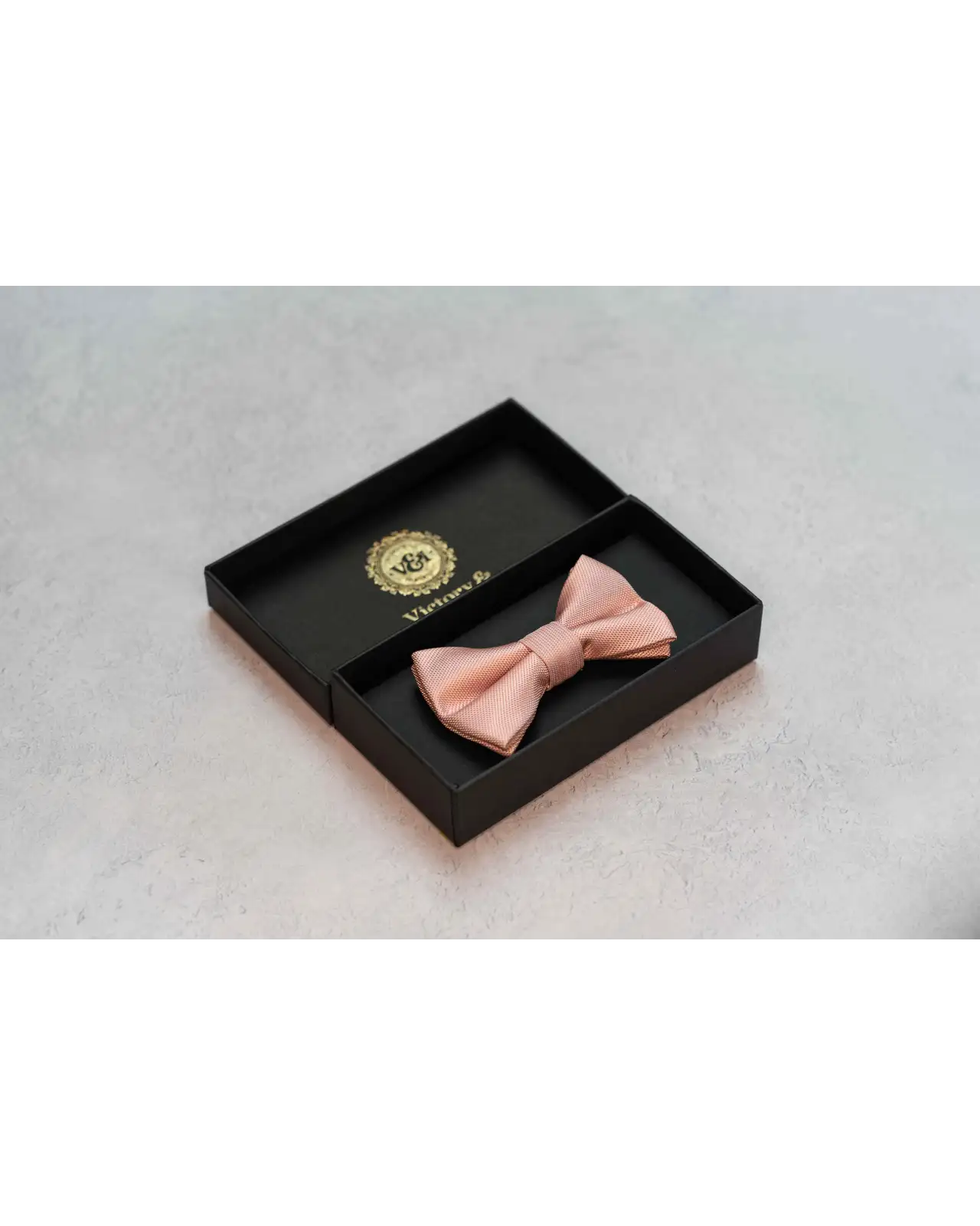 Bow Ties Victory and Innsbruck BoyS Blush Pink Textured Bow Tie £17.00