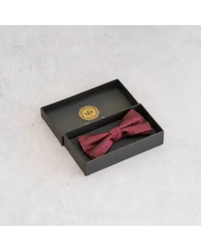 Bow Ties Victory and Innsbruck Burgundy Red Paisley Bow Tie £20.00