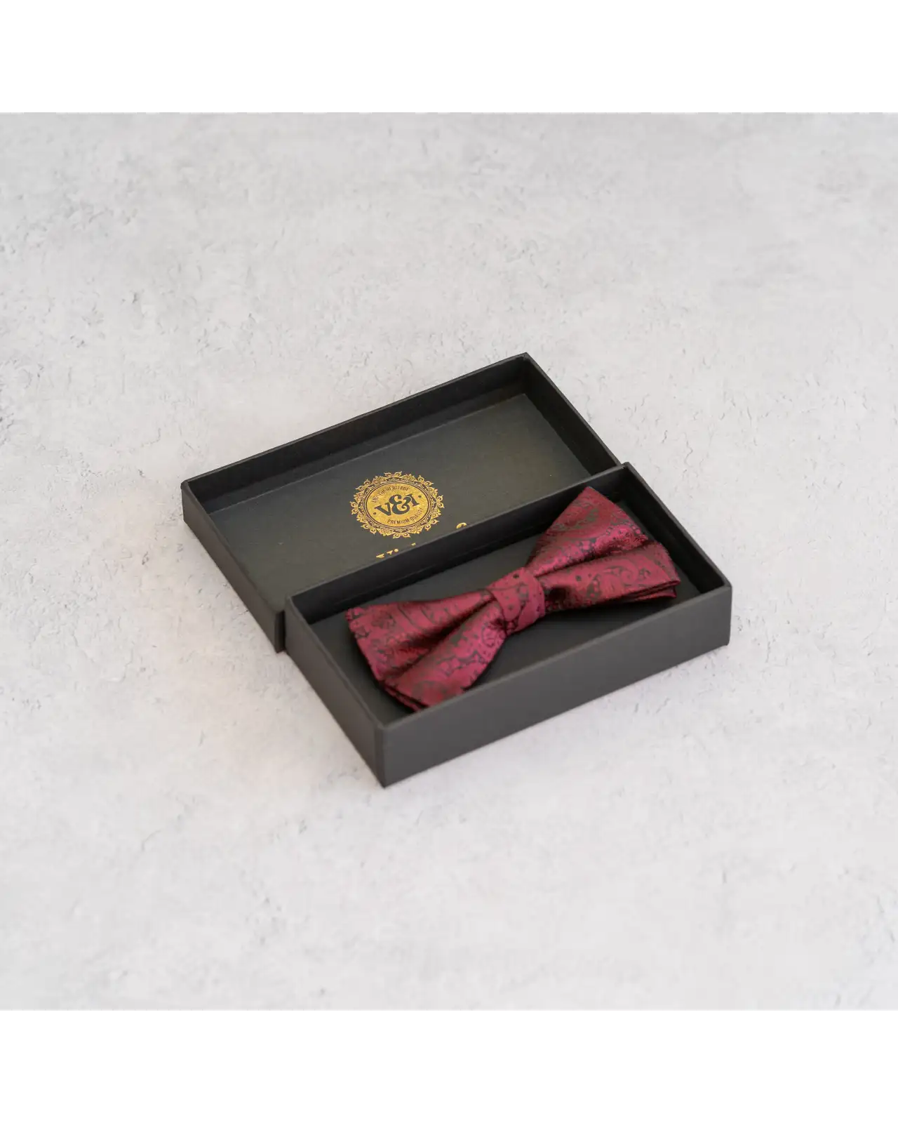Bow Ties Victory and Innsbruck Burgundy Red Paisley Bow Tie £20.00