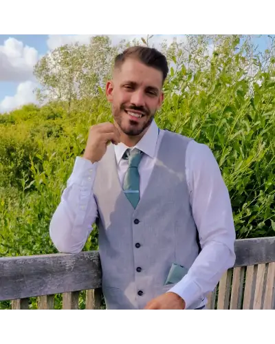 Tie Gift Sets Victory and Innsbruck Dark Sage Green Textured Tie Set £45.00
