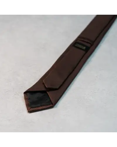 Ties Victory and Innsbruck BoyS Chocolate Brown Textured Tie and Pocket Square £27.00