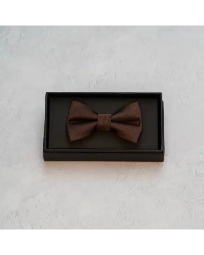 Bow Ties Victory and Innsbruck BoyS Chocolate Brown Textured Bow Tie £17.00