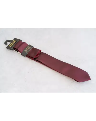 Ties Victory and Innsbruck BoyS Burgundy Red Textured Tie and Pocket Square £25.00