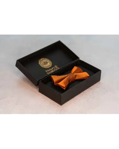Bow Ties Victory and Innsbruck BoyS Burnt Orange Textured Bow Tie £17.00