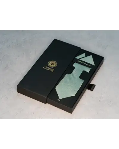 Tie Gift Sets Victory and Innsbruck Sage Green Textured Tie Set £45.00