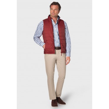 Gilets Brook Taverner Key Wine And Navy Reversible Quilted Gilet-BT-9077X £62.00