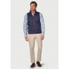 Gilets Brook Taverner Key Wine And Navy Reversible Quilted Gilet-BT-9077X £62.00