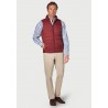 Gilets Brook Taverner Key Navy And Wine Reversible Quilted Gilet £62.00