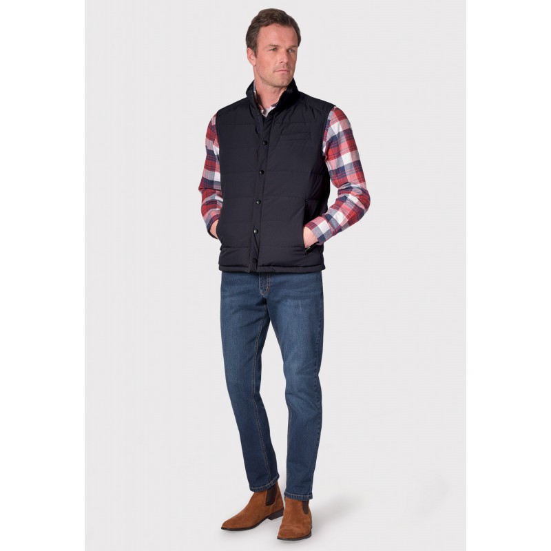 Gilets Brook Taverner Doyle Navy Down Filled Gilet £62.00