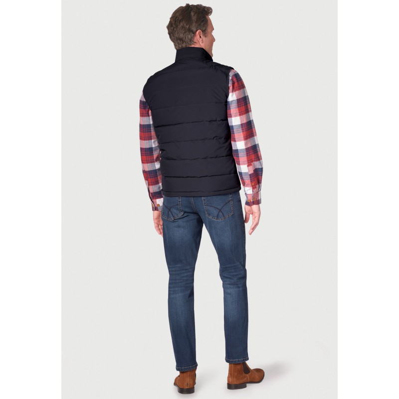 Gilets Brook Taverner Doyle Navy Down Filled Gilet £62.00