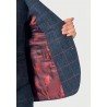 Suit Jackets Brook Taverner Tailored Fit Inverness Blue Check Harris TweedR Suit Jacket £269.00