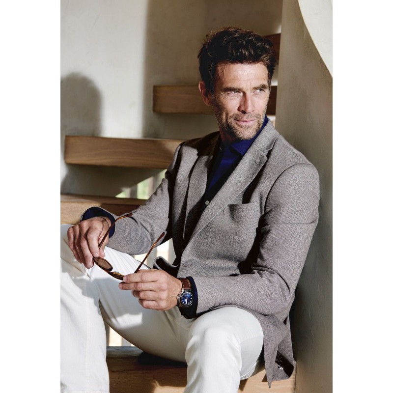 Jackets Brook Taverner Regular Fit Ferrero Ash Grey Knitted Jacket £89.00