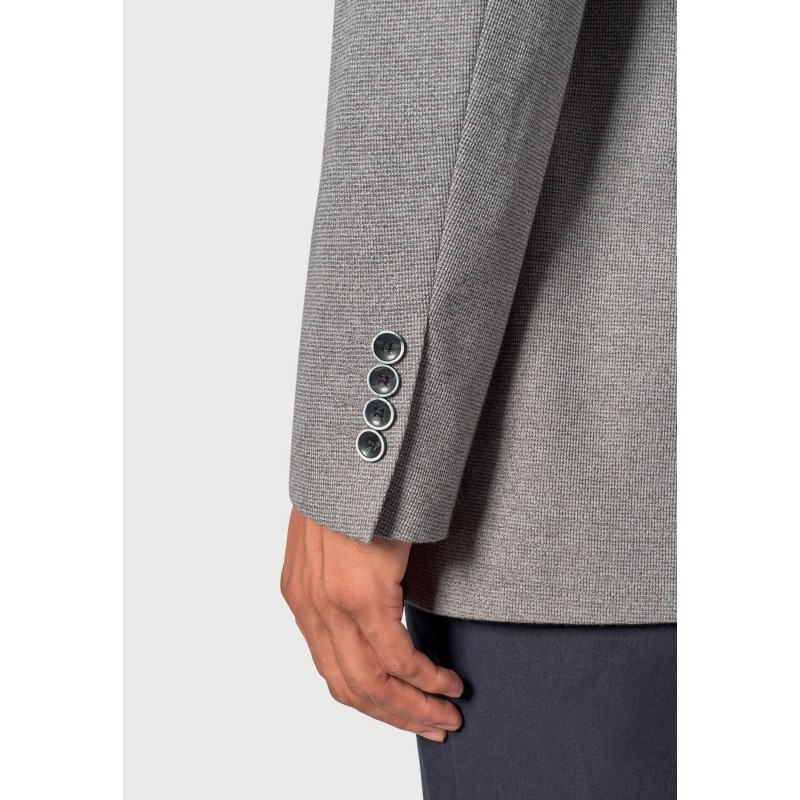 Jackets Brook Taverner Regular Fit Ferrero Ash Grey Knitted Jacket £89.00