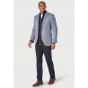 Jackets Brook Taverner Tailored Fit Becker Blue Knitted Puppytooth Jacket £116.00