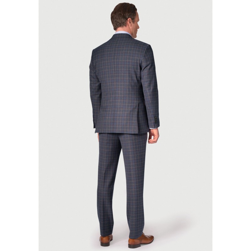 Suit Jackets Brook Taverner Tailored Fit Lyd Blue Check Suit Jacket £116.00