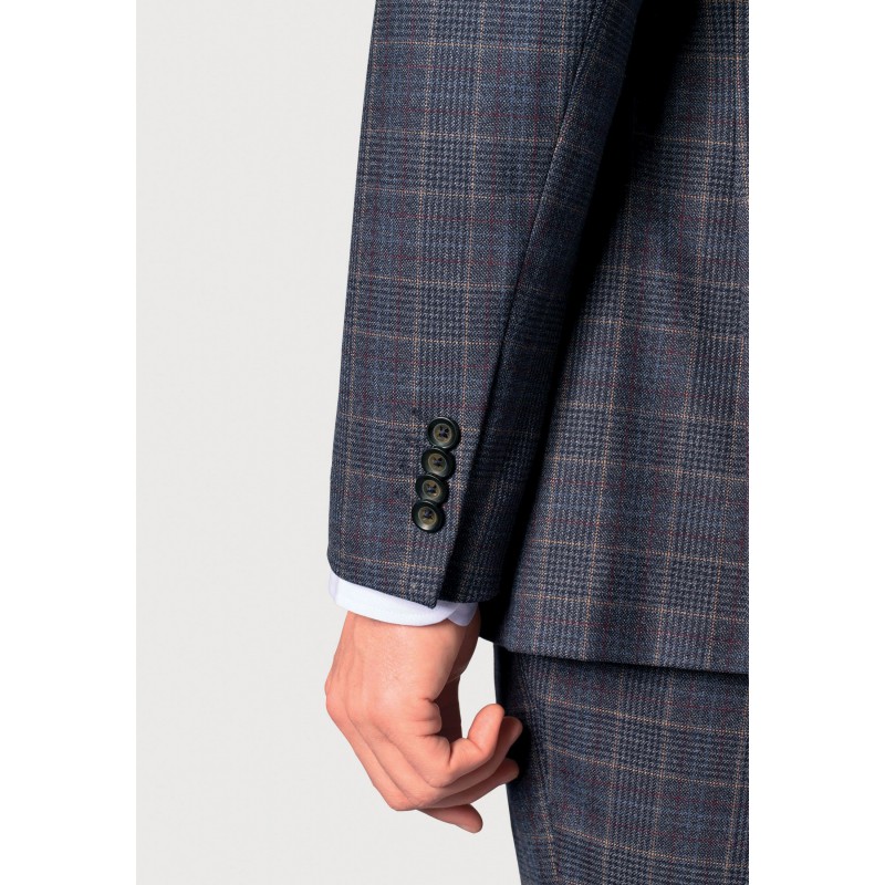 Suit Jackets Brook Taverner Tailored Fit Lyd Blue Check Suit Jacket £116.00